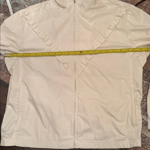 TORY BURCH Ruffle Windbreaker size M - Picture 7 of 7